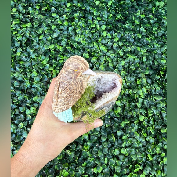 Bird Totem on Agate Egg | Balance & New Beginnings - Picture 5 of 8